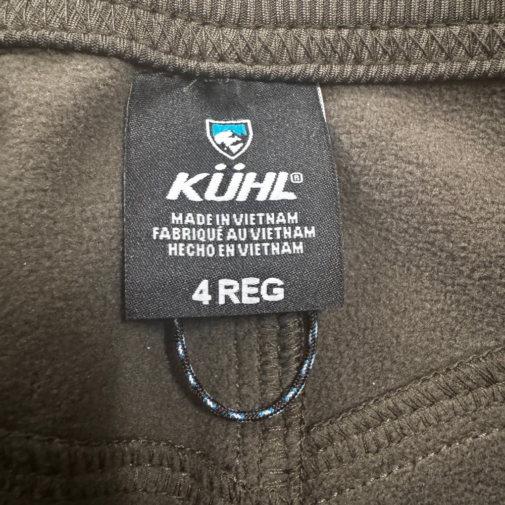 Kuhl Fleece Lined Frost Softshell  Hiking Pants Olive Green NWOT Size 4 - Picture 4 of 10